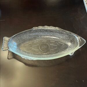 Vintage Fish Glasbake Dish